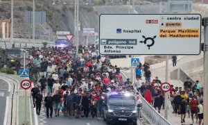 Spain installs floating barrier in Ceuta following border rush