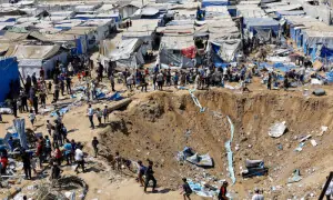 Israeli strikes kill two in Gaza, destroy medicine storage warehouses