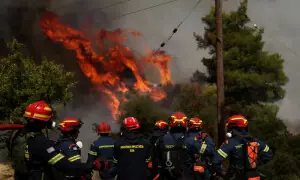 Two killed as firefighting helicopters collide in Greece