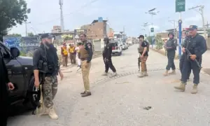 ہنگو میں بینک پر مسلح افراد کا حملہ، مینیجر اور کیشیئر اغوا
