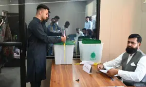 Polling set for Tuesday in two postponed AJK constituencies Polling set for Tuesday in two postponed AJK constituencies