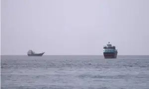 Cargo vessel hit by unidentified projectile off Oman's coast