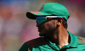 Former Bangladesh cricketer Shakib's home attacked after Hasina media event Former Bangladesh cricketer Shakib's home attacked after Hasina media event