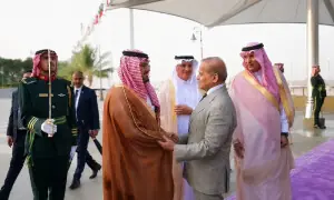 PM arrives in Saudi Arabia for talks with Saudi Crown Prince