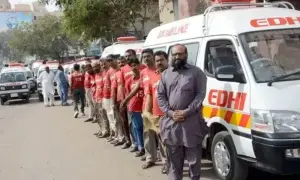 Karachi Edhi centre robbed of Rs6.5 million by armed men