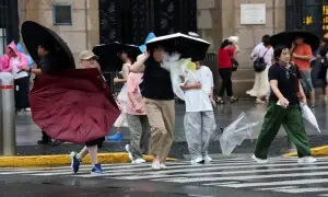 Typhoon Dolphin set to hit China's east coast, triggering flood warnings