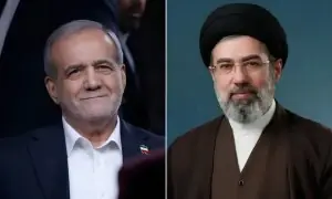 ایرانی صدر کی سپریم لیڈر مجتبیٰ خامنہ ای سے ملاقات، جنگ اور معاشی چیلنجز پر تبادلہ خیال