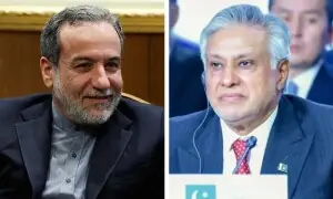 اسحاق ڈار کی عباس عراقچی سے گفتگو، &rsquo;معاہدۂ مکہ&lsquo; کے اہم نکات پر تبادلہ خیال