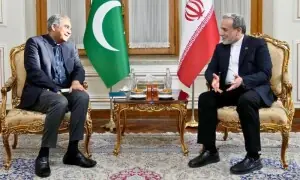 تہران: محسن نقوی کی عباس عراقچی سے ملاقات، علاقائی صورتِ حال پر اہم گفتگو تہران: محسن نقوی کی عباس عراقچی سے ملاقات، علاقائی صورتِ حال پر اہم گفتگو