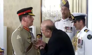 President confers Nishan-e-Imtiaz on Commander NSC Gen Raza