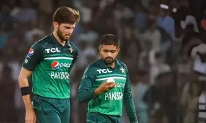 ’ابھی تک تو میں ہی کپتان ہوں‘، شاہین آفریدی کا بابر اعظم سے متعلق قیاس آرائیوں پر طنز ’ابھی تک تو میں ہی کپتان ہوں‘، شاہین آفریدی کا بابر اعظم سے متعلق قیاس آرائیوں پر طنز