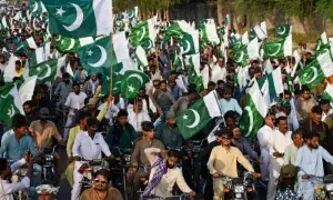 پاکستان کا 79واں یومِ آزادی آج ملی جوش و جذبے کے ساتھ منایا جا رہا ہے پاکستان کا 79واں یومِ آزادی آج ملی جوش و جذبے کے ساتھ منایا جا رہا ہے