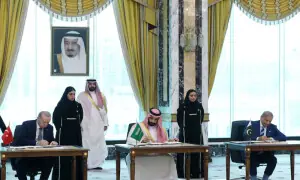 Trump hails Makkah defence pact as &lsquo;big, bold&rsquo; step for regional security