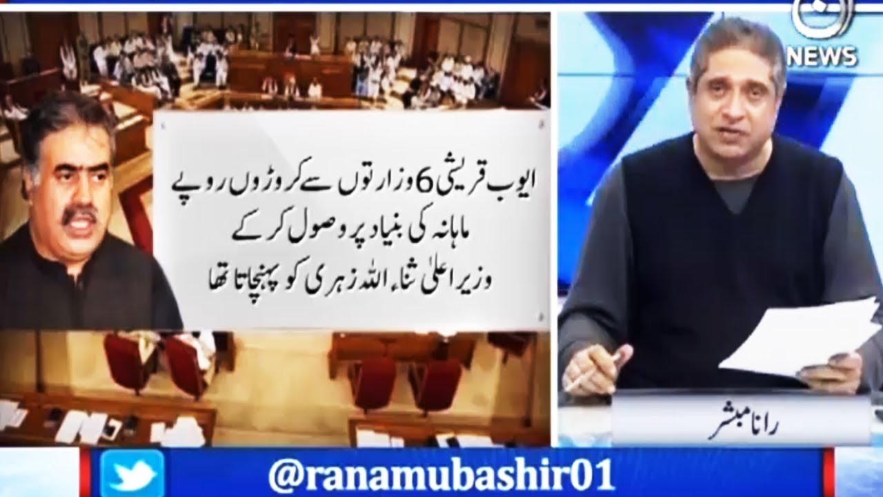 Aaj Rana Mubashar Ke Sath - 8 January 2018 | Aaj News