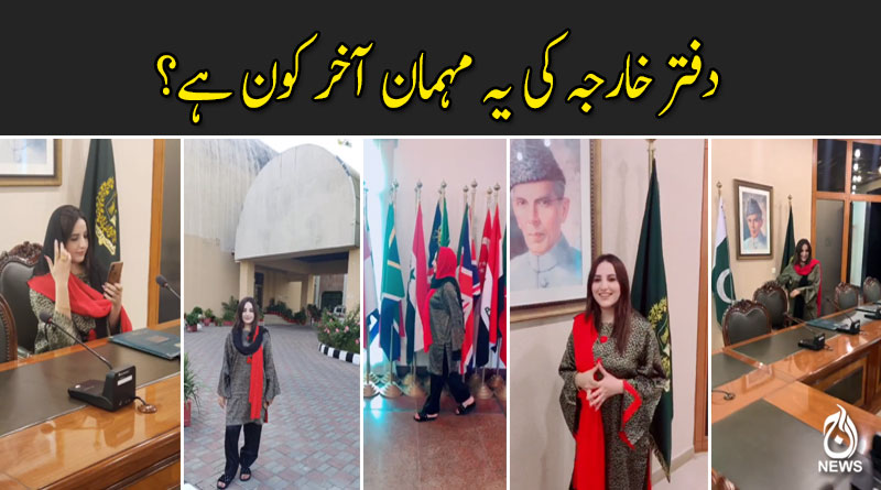 دفتر خارجہ کی یہ مہمان آخر کون ہے؟