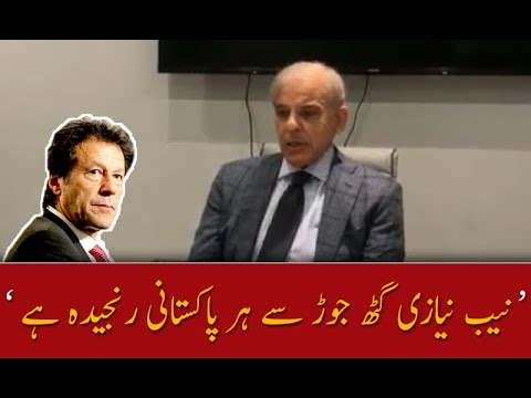 نیب نیازی گٹھ جوڑ سے ہر پاکستانی رنجیدہ ہے ؛ شہباز شریف