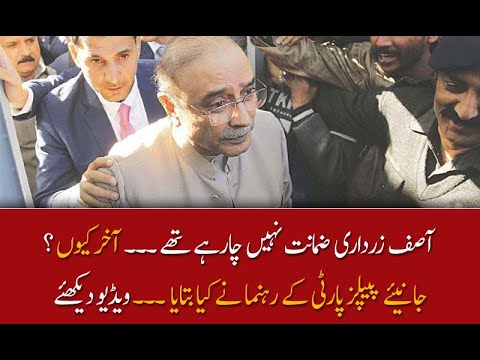 آصف زرداری ضمانت نہیں چارہے تھے, آخر کیوں؟