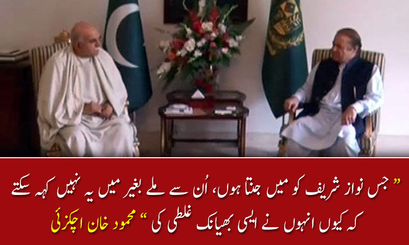 جس نواز شریف کو میں جنتا ہوں وہ ایسی بھیانک غلطی کی، محمود خان اچکزئی