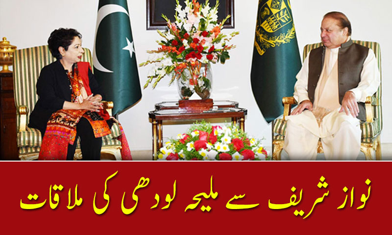 نواز شریف سے ملیحہ لودھی کی ملاقات