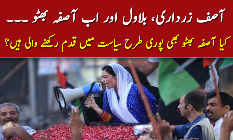 کیا آصفہ بھٹو بھی پوری طرح سیاست میں قدم رکھنے والی ہیں؟