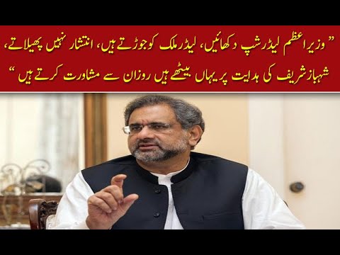 اےپی سی ہمیشہ حکومت بلاتی ہے، شاہدخاقان عباسی