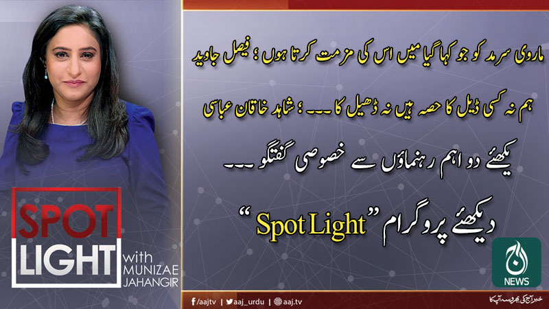 اسپاٹ لائٹ، منیزے جہانگیر کے ساتھ | 4 مارچ 2020