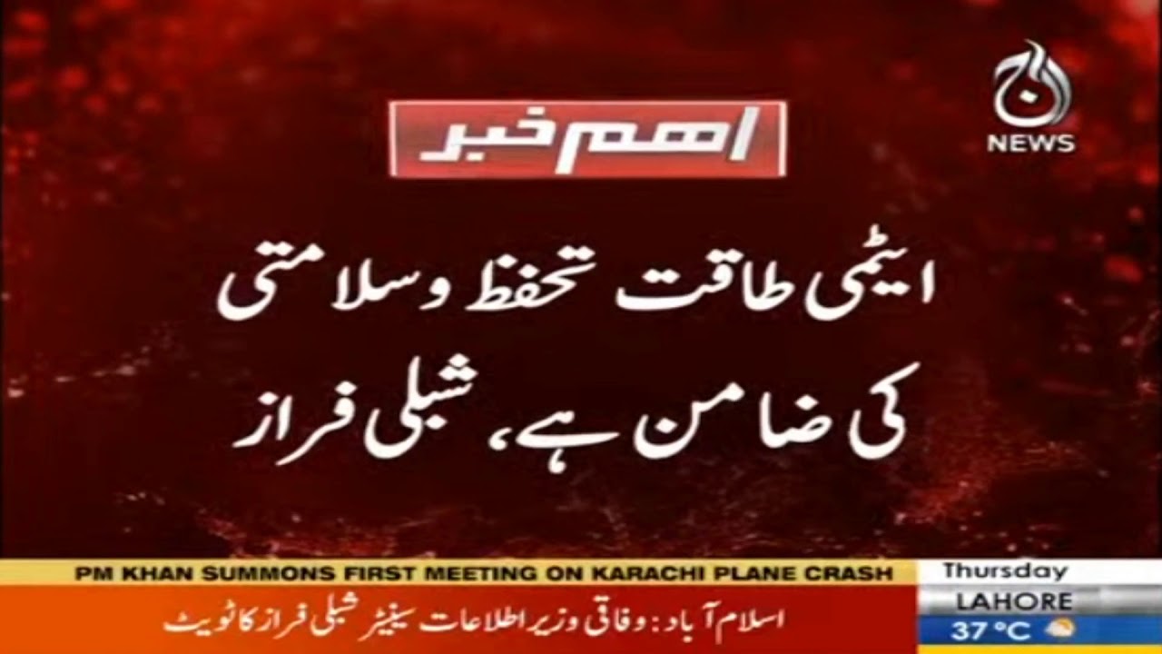 Nuclear power is the guarantor of safety and security, Shibli Faraz