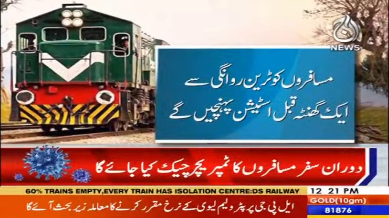 Pakistan Railways has issued SOP for passengers