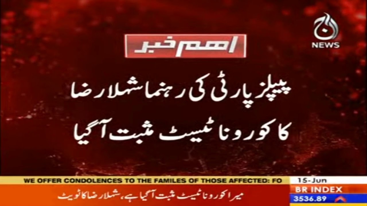 PPP leaderShehla Raza's corona test came positive PPP leaderShehla Raza's corona test came positive