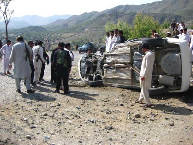 باجوڑ ایجنسی :ریموٹ کنٹرو بم دھماکا،2 افراد جاں بحق