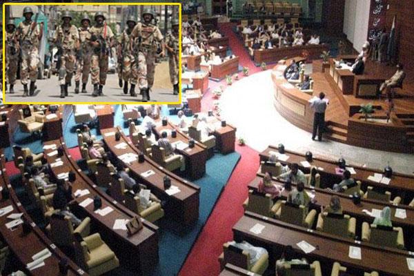 سندھ اسمبلی،رینجرز کے اختیارات سے متعلق قرار داد منظور