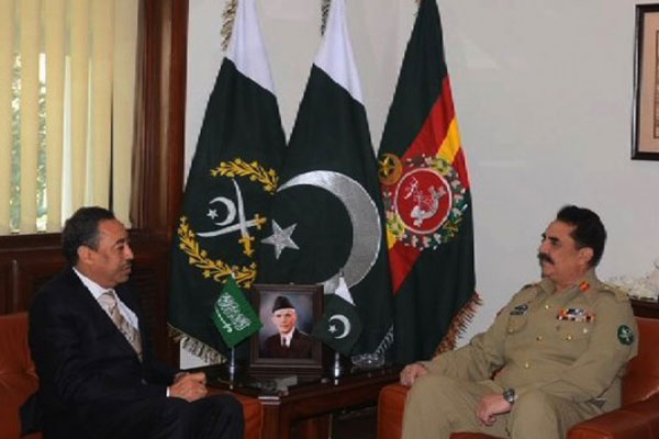 آرمی چیف سے سعودی عرب کے نائب وزیردفاع کی ملاقات