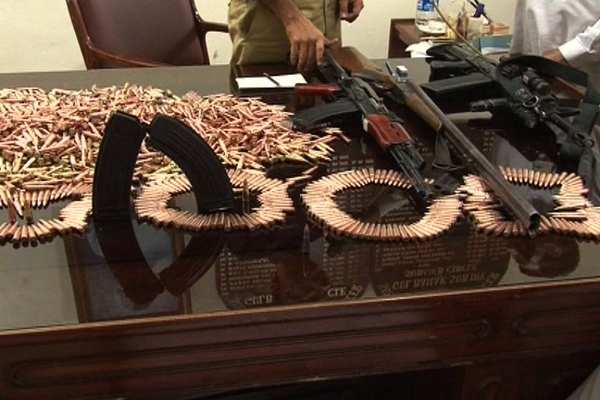کراچی میں رینجرز کی کارروائی،ہزاروں گولیاں برآمد