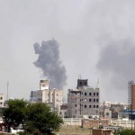 صنعاء:اتحادی افواج کی صدارتی محل اورقریبی علاقوں پرفضائی بمباری