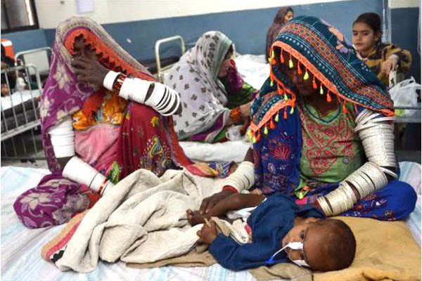 تھرپارکر:غذائی قلت سے ہلاکتیں انسٹھ ہوگئیں