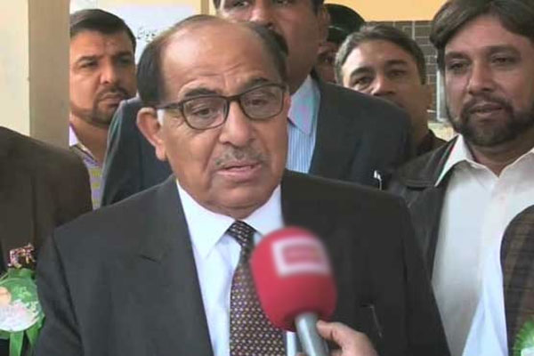 ظفر علی شاہ کا طارق فضل چوہدری کو برطرف کرنے کا مطالبہ