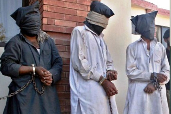 پشاور اور کوئٹہ سے اٹھاون مشتبہ افرادزیر حراست