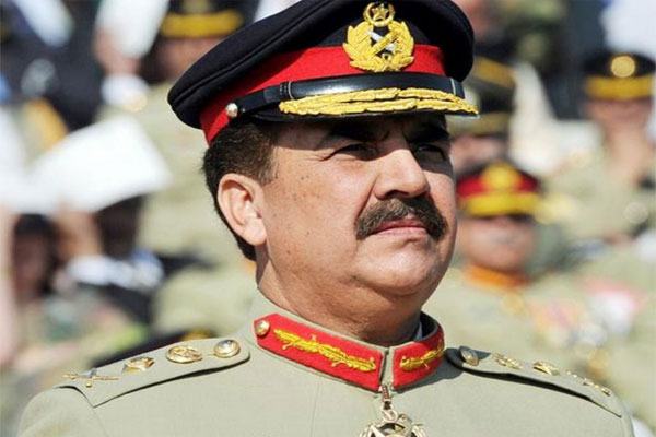 کوئٹہ :دہشتگردوں کو باہر سے فنڈنگ مل رہی ہے ،راحیل شریف