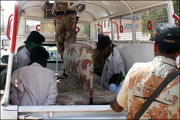کراچی:رینجرزکا سرچ آپریشن، 6مشتبہ افراد گرفتار