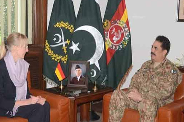 آرمی چیف جنرل راحیل شریف سے جرمن سفیر کی ملاقات
