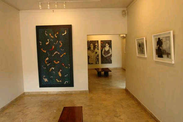 کراچی :آرٹ گیلری میں واٹر کلر پینٹنگ کی نمائش