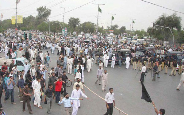 کراچی:مذہبی جماعتوں کا دھرنا تاحال جاری ہے
