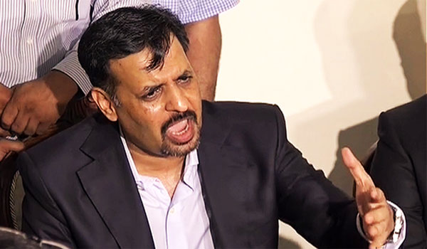 مصطفی کمال آج اپنی رہائشگاہ پراہم پریس کانفرنس کریں گے