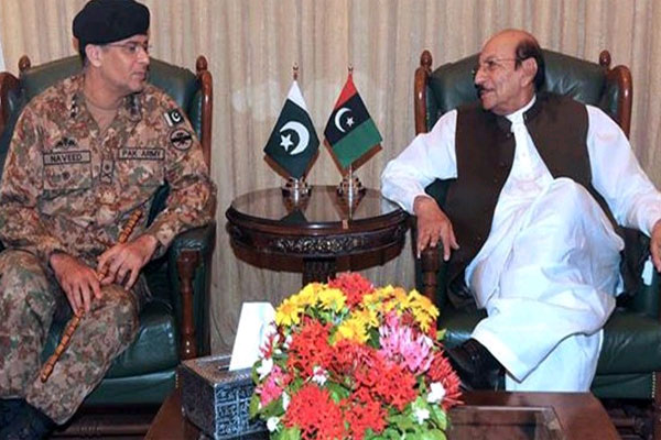 وزیر اعلیٰ سندھ سے کور کمانڈر کراچی لیفٹیننٹ جنرل نوید مختار کی ملاقات