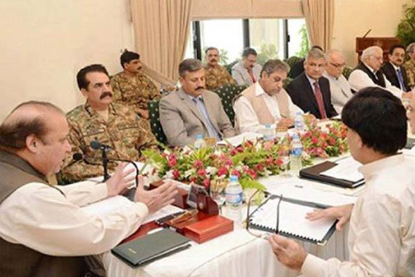 وزیراعظم نوازشریف کی زیر صدارت اعلی سطح کا اجلاس