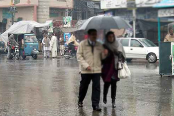 ملک کے بالائی علاقوں میں بارش کا سلسلہ وقفے وقفے سے جاری