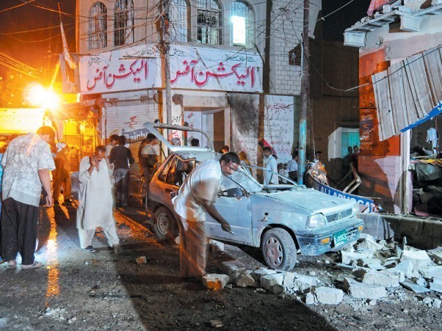 ایم کیو ایم کے دفتر پر نا معلوم افراد کی توڑ پھوڑ