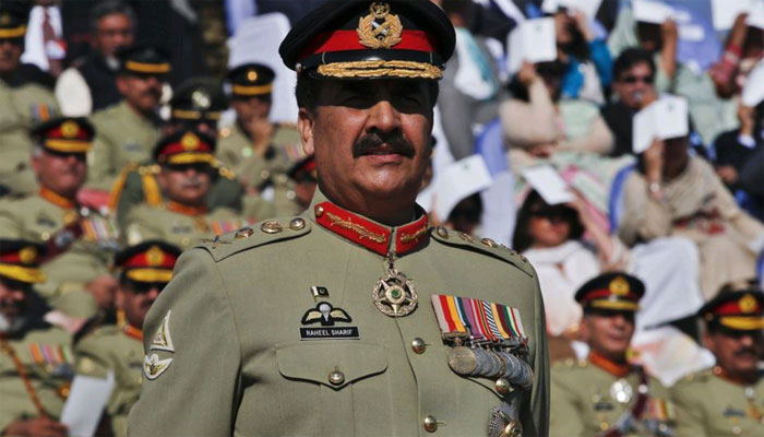 را پاکستان کو غیر مستحکم کرنے کے ایجنڈے پر گامزن ہے ،راحیل شریف