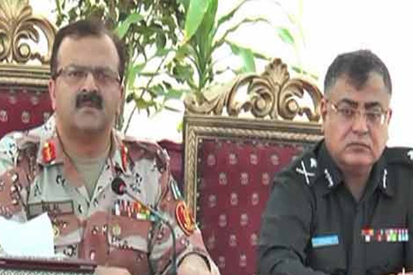 رینجرز اور پولیس پر حملوں میں ملوث دہشتگردوں کیخلاف حتمی کارروائی کا فیصلہ