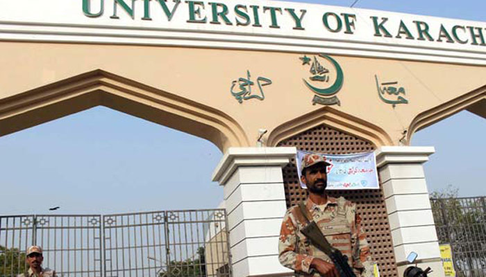 جامعہ کراچی میں رینجرز کی کارروائی ،پانچ افراد زیر حراست